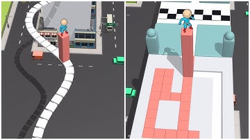 STACKY DASH FUNNY GAME PLAY #56 | 3D GAME ON ANDROID/IOS