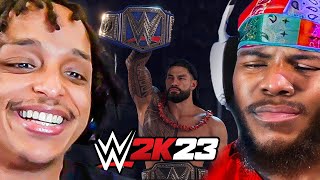 Agent Plays Against Chris In WWE 2K23!