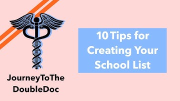 Applying to MD/PhD Programs: Compiling a School List