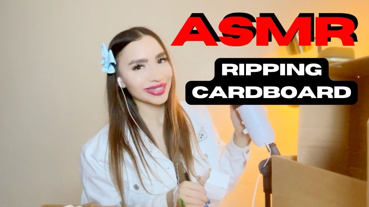 ASMR | RIPPING CARDBOARD, RIPPING BOXES, TEARING CARDBOARD, CARDBOARD ...