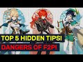 5 Genshin Impact Tips You Might Not Know! - F2P & P2W Dangers!