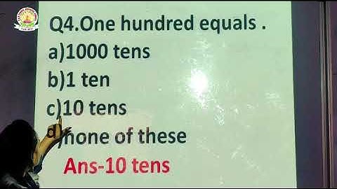 DAV SCHOOL TUTORIALS CLASS 2 MATHS REVISION MCQ BY NISHI MISS