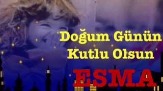 ESMA İyi ki Doğdun :) 3.VERSİYON Komik Doğum günü Mesajı *happy birthday Esma* Made in Turkey :) 🎂 Resimi