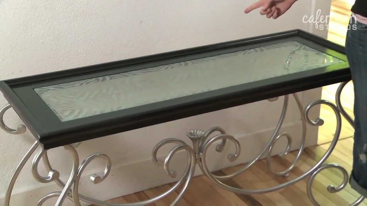 Turn an Ordinary Table into a Zebra-Print Work of Art - Make It ...