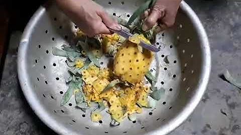 Cách gọt dứa siêu nhanh