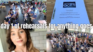 FIRST DAY OF REHEARSALS | VLOG | Georgie Ashford