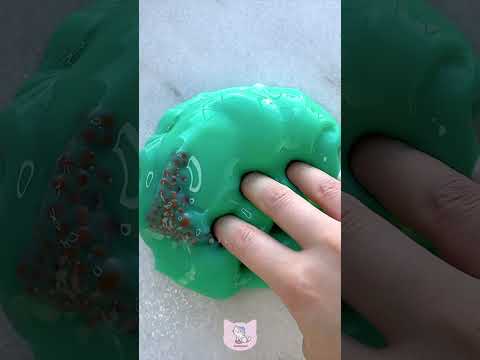 ASMR 🍃 storebought slime unboxing: crazslimy mint shake!