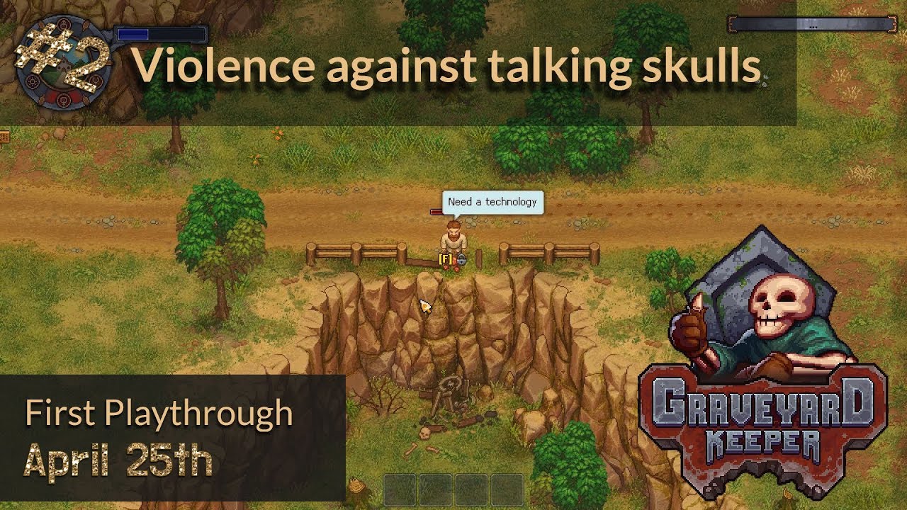 Violence against talking skulls Graveyard Keeper First Playthrough