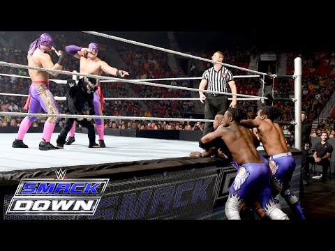 Los Matadores & El Torito vs. The New Day – 6-Being Tag Team Match: SmackDown,. Aug. 20, 2015