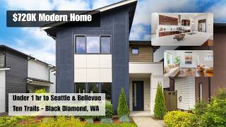 $720K Modern Home for Sale under 1 hour Seattle & Bellevue | Ten Trails Black Diamond WA