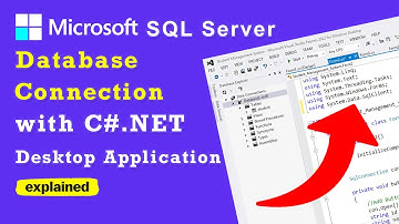 Microsoft SQL Server Database Connection with Visual Studio C#.NET Desktop Application Final Project