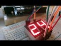 Arduino 2 digit 7 segment display counter. Speed control of counter using potentiometer.