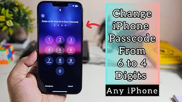 How To Change iPhone Passcode from 6 to 4 Digits
