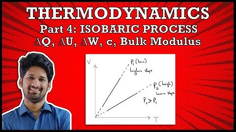 Thermodynamics L20 | Isobaric Process P1 - Heat, Work, Internal Energy, Specific Heat, Bulk Modulus