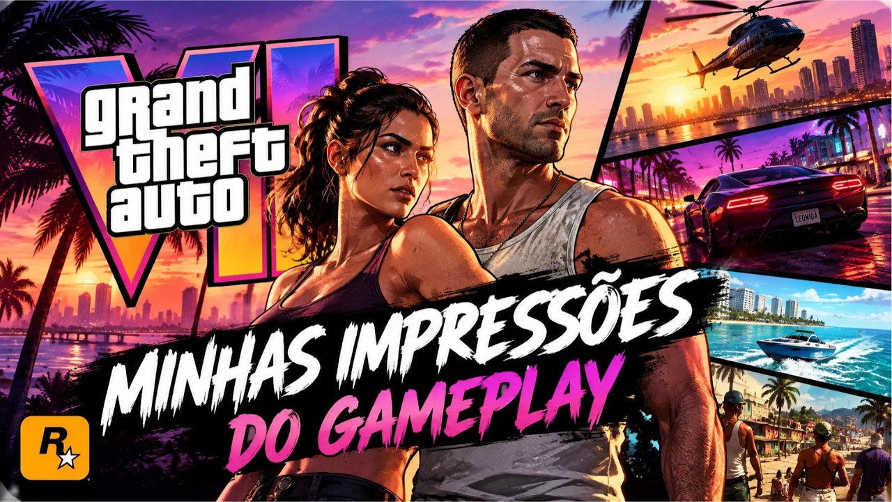 Video thumbnail for GTA 6 VAI MUDAR TUDO? MINHAS IMPRESSÕES DO NOVO GAMEPLAY
