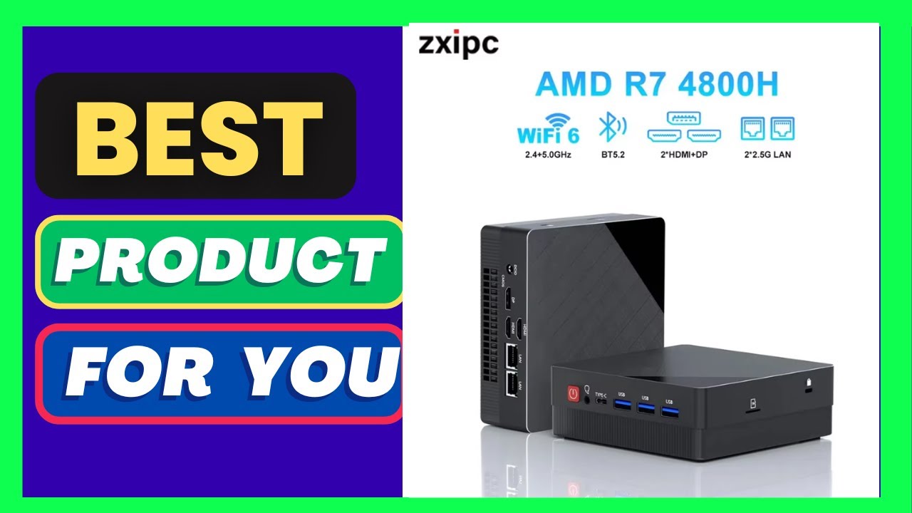 Mini PC Computer Gaming AMD Ryzen7 4800H 5800H