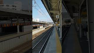 JR高蔵寺駅で、３本の３１５系電車の到着シーンを撮影したこと　２０２４年３月７日撮影