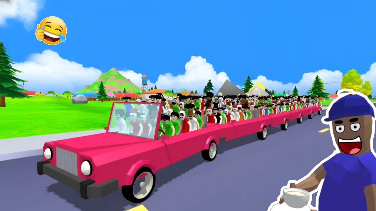 JACK DERIVES Longest CAR  WITH DUDES IN DUDE THEFT WARS 💯😲 | 