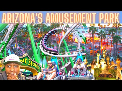 Vídeo: Parc d'atraccions Castles-N-Coasters a Phoenix, Arizona