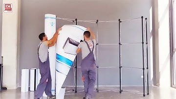 How to set up your 3x4 Pop Up Display Stand ?