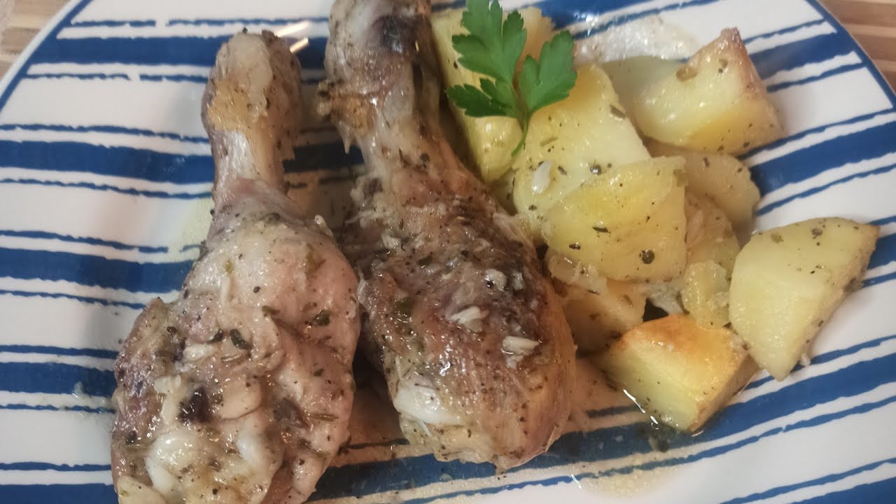 Jamoncitos de pollo al ajillo. Mambo cecotec.