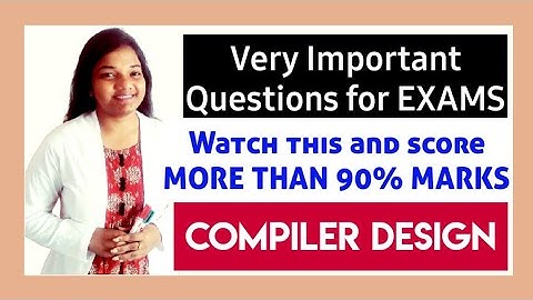 Compiler Design Important Questions 💯🔥🔥 GTU Compiler Design imp | GTU CD paper solution IMP