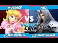 Infinity Con 2021 Top 8 Losers - MuteAce (Peach) Vs. Ned (Sephiroth) SSBU Ultimate Tournament