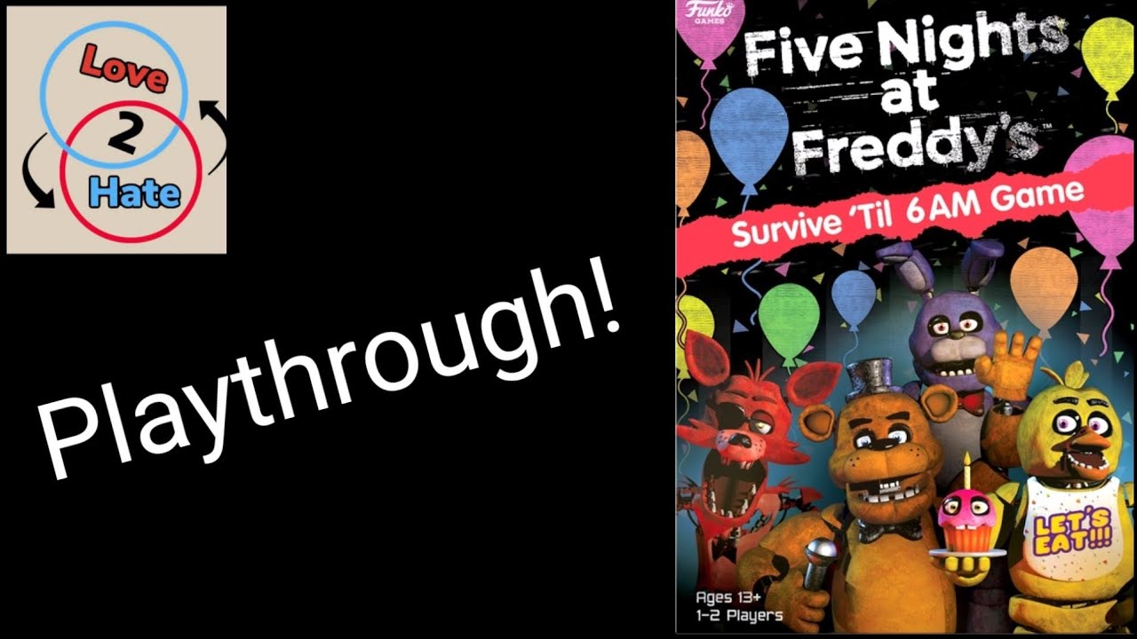 Funko Games: Five Nights at Freddy's - Survive 'Til 6AM Game 