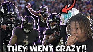 DOLPHINS WENT OUT SAD!!! Miami Dolphins vs. Baltimore Ravens [REACTION] azmatticc