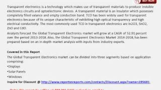 Global Transparent Electronics Market 2014 2018
