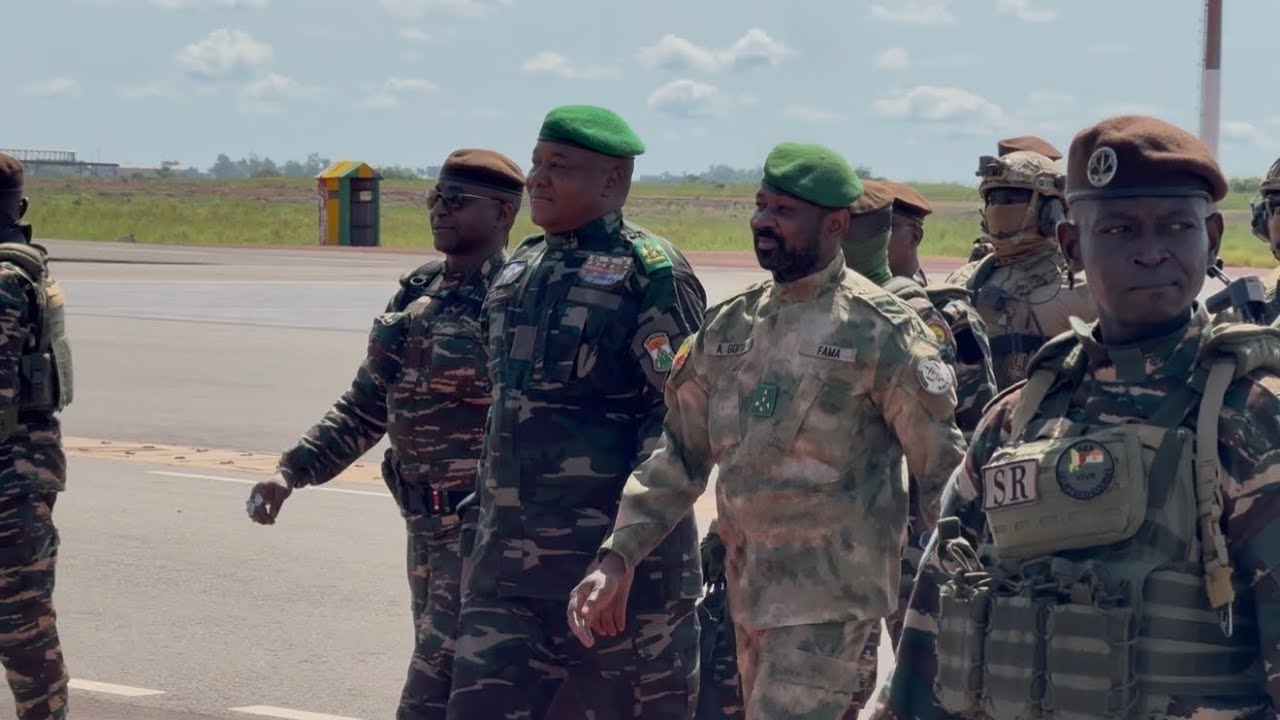 Arrivée du Président Nigérien Abdourahamane Tiani à Bamako | Accueil par le Général Assimi GOITA🇲🇱🇳🇪