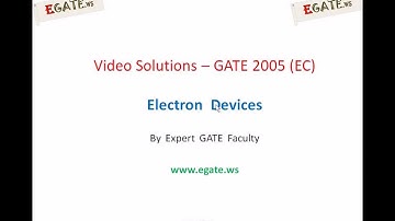 Problem on Zener Diode - GATE 2005 ECE (Two Mark) (Electron Devices) - (www.egate.ws)