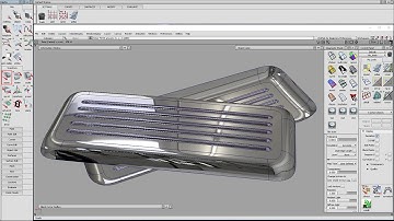 Alias 3D modelling tutorial - Round box with draft angle and ribs