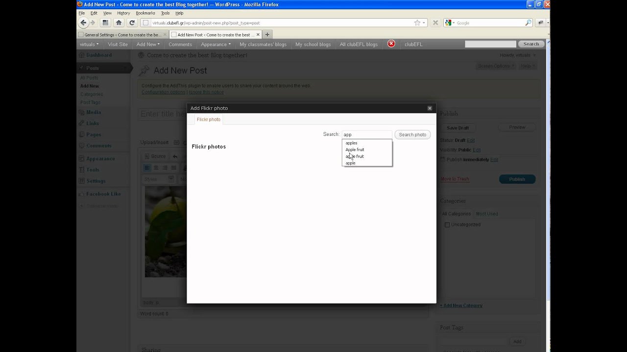 How To Add Images To Your Blog From Flickr