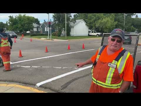 What are they up to?| City road crews complete line painting throughout Lacombe