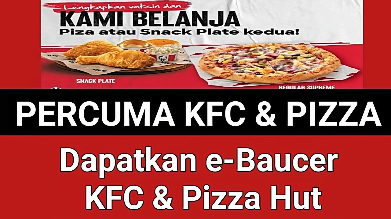 Pizza hut vaksin Hidangan KFC,