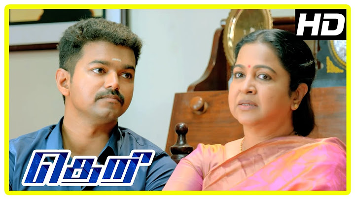 Theri movie | Raadhika scenes | Vijay | Samantha | Rajendran | Sunaina