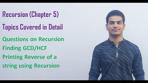 Recursion | Class 12 Computer Science with Python