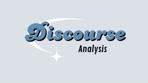 Assignment 7: Performance Speaking Discourse Analysis