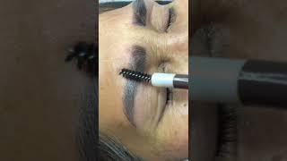 Eyebrow combination (microblading & microshading procedure) #aesthetic #beauty #eyebrows #davaocity