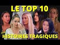 Top 10  histoires tragiques  elles racontent leurs lourds passs avant la tlralit 