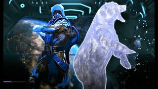 INJUSTICE 2 - MK3 ANIMALITY ICE CLONE!!!!!! Sub-Zero Polar bear reference