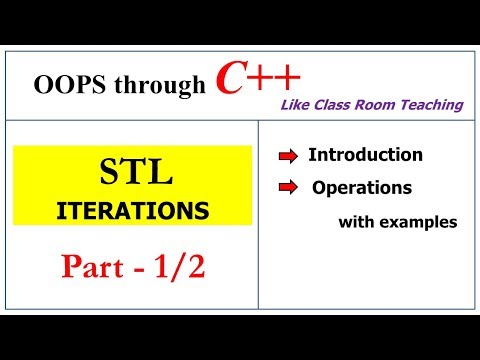 Iterators in c++