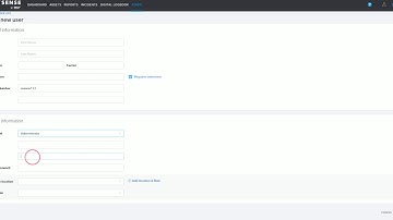 SmartSense — How to Create a New User