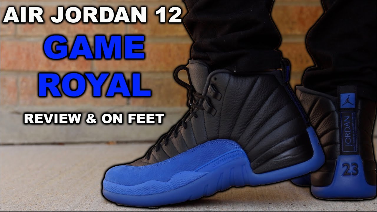 On-Feet Look At The Upcoming Air Jordan 12 Game Royal •