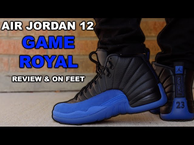 On-Feet Look At The Upcoming Air Jordan 12 Game Royal •