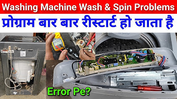automatic washing machine repairing ! Lg top load washing machine error code pe - #Washingmachine