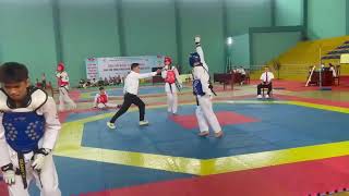 Đối kháng đồng đội nam tranh bạc Taekwondo Đức Tâm