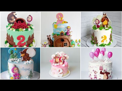 2-Tier Masha and the Bear Theme Cake – Cakes All The Way