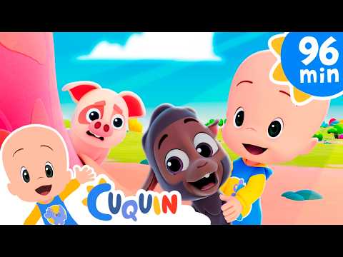 En la granja de Cuquín 🐮🐷 y más canciones infantiles para bebés con Cleo y Cuquín